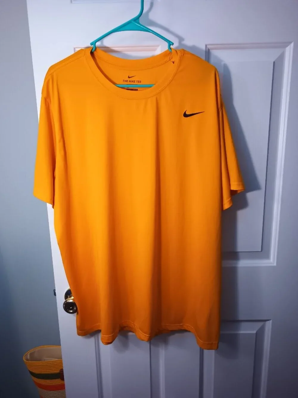 Nike Short Sleeve Tee - Bright Yellow with Black Swoosh